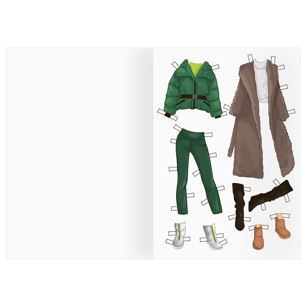 Аппликация ТРИ СОВЫ Одень куклу. Мой стиль 8л.