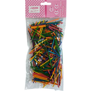 Палочки деревянные спички deVENTE DIY 42х2х2мм 500шт. бамбуковые цвета ассорти