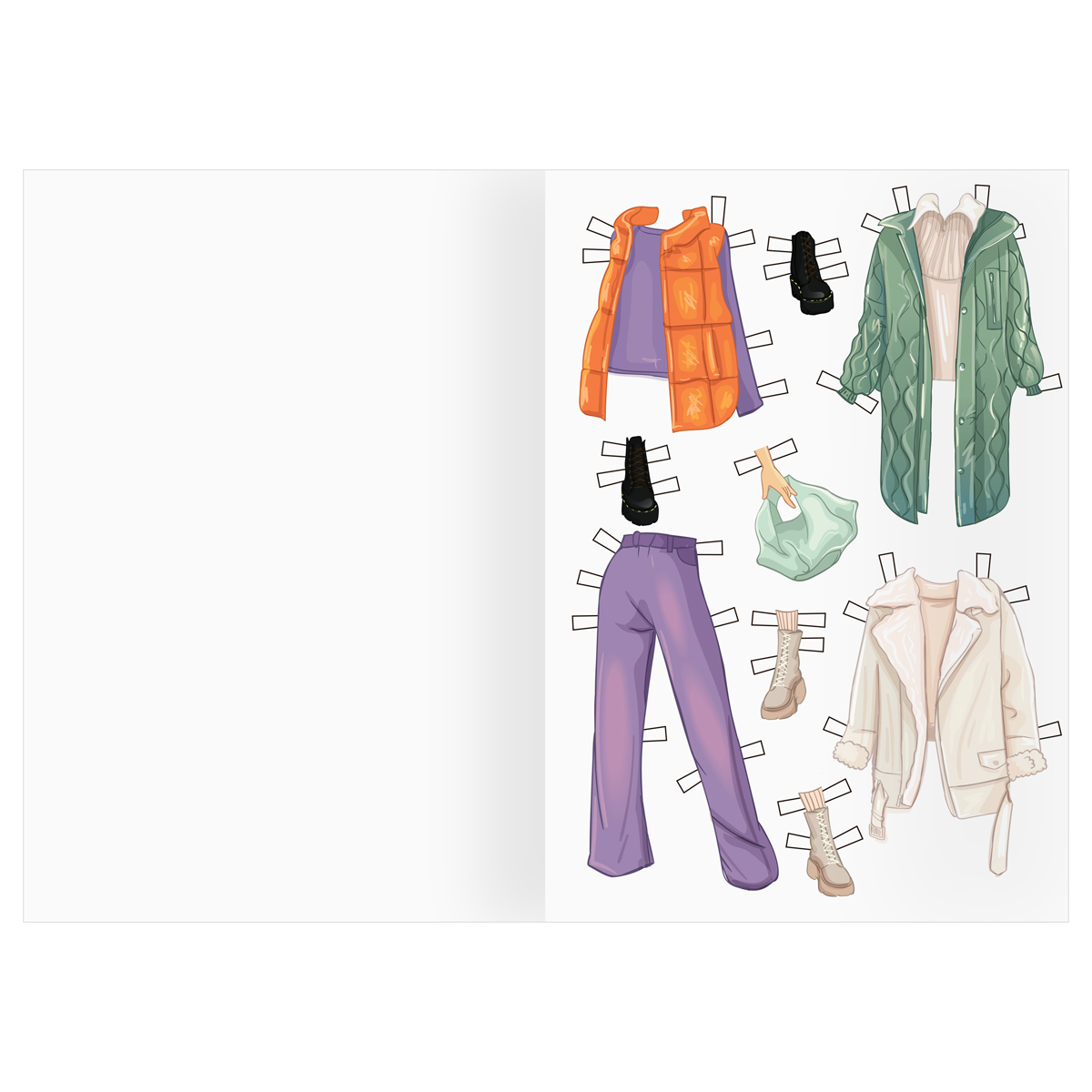 Аппликация ТРИ СОВЫ Одень куклу. Яркий образ 8л.