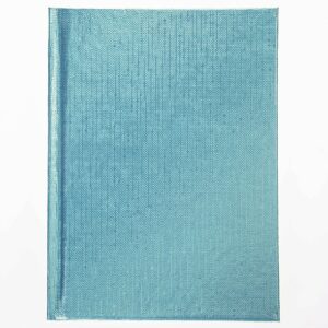 Записная книжка 64л. А6 Hatber METALLIC Бумвинил Мята, тв.обл, клетка/линия