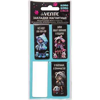 Закладки магнитные (набор 4шт.) deVENTE Korokoro