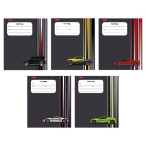 Тетрадь 18л.клетка Hatber Топ гараж