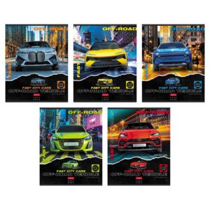 Тетрадь 48 л. линия Hatber Внедорожники