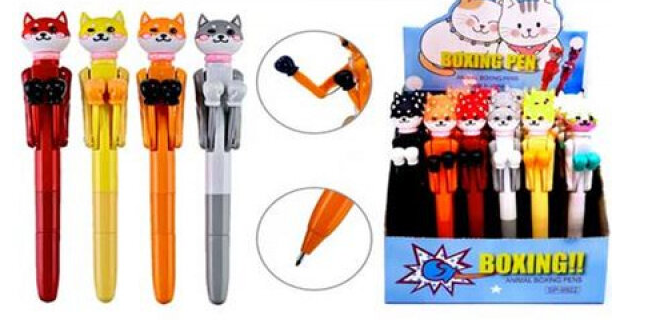 Ручка шариковая BOXING DOG синяя