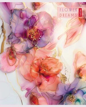 Тетрадь 80л. клетка  Hatber Цветочные сны