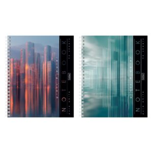 Тетрадь 96л. линия Hatber Glass&Water, на гребне