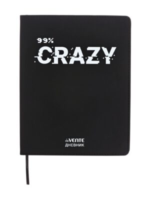 Дневник 1-11кл ЛАЙТ deVENTE 99% CRAZY, искусственная кожа