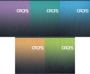 Тетрадь 80л. клетка  Hatber Drops