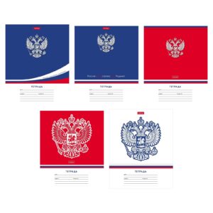 Тетрадь 12 л.клетка Hatber Символ России