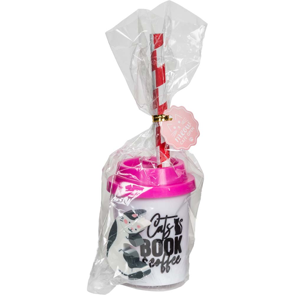 Набор канцелярских принадлежностей deVENTE Funny Cat 3предм. (карандаш, ластик. точилка)