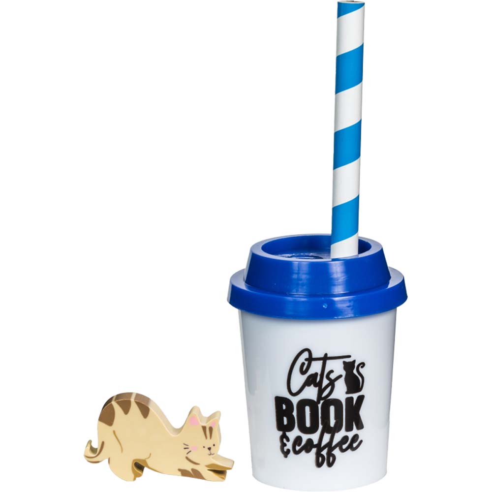 Набор канцелярских принадлежностей deVENTE Funny Cat 3предм. (карандаш, ластик. точилка)