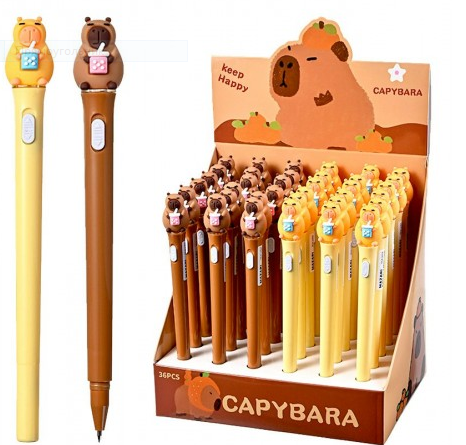 Ручка шариковая CAPYBARA с подсветкой