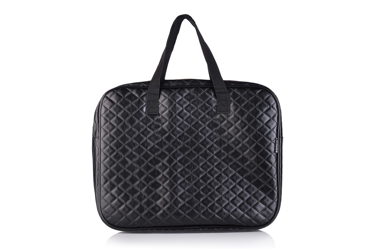 Папка с ручками deVENTE А4 Artique черная стеганная искусст.кожа