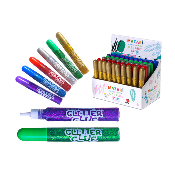 Гель с блестками Mazari 10мл