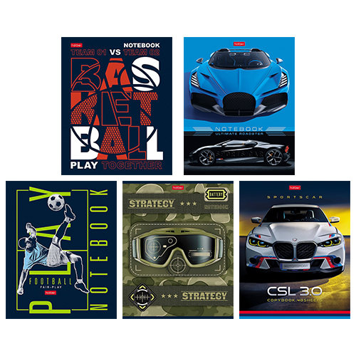 Тетрадь 48 л. клетка Hatber В движении