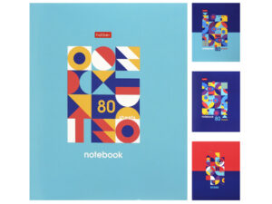 Тетрадь 80л. клетка  Hatber Графические узоры