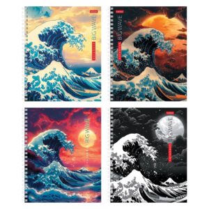 Тетрадь 48 л. клетка Hatber Большая волна, на гребне