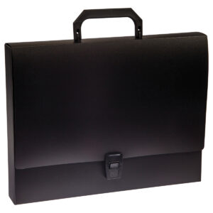 Папка-портфель 1 отдел СТАММ 600мкм черный