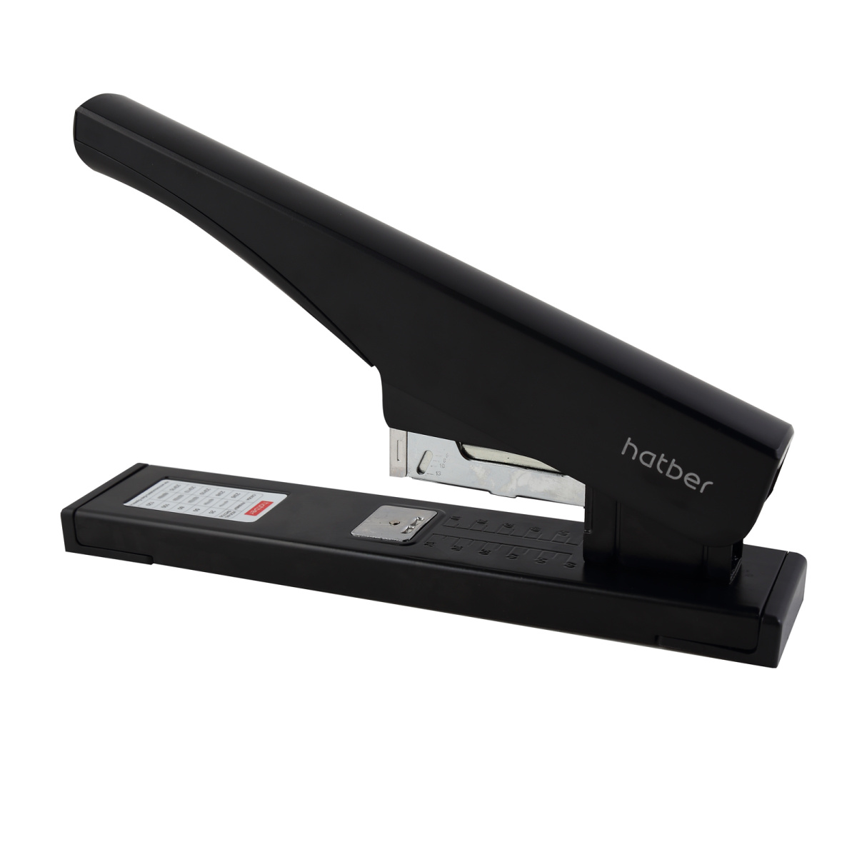 Степлер №23/6/8/10/13/15 Hatber Profi до 120л. металлический черный