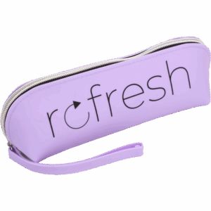 Пенал на молнии силикон 205х70мм deVENTE Refresh сиреневый