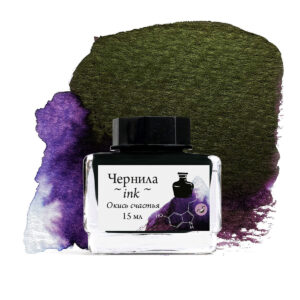 Чернила для рисования и каллиграфии Малевичъ 15мл распадающиеся с блеском, окись счастья