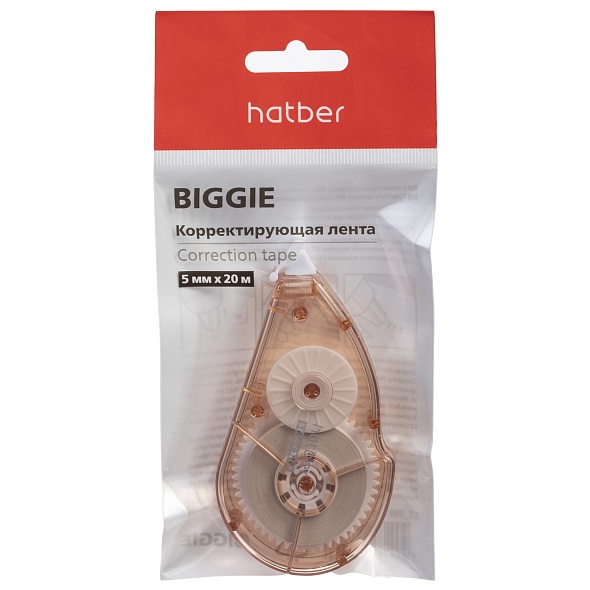 Корректирующая лента Hatber BIGGIE 5ммх20м