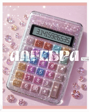 Тетрадь 48 л. клетка Эксмо Сияние АЛГЕБРА