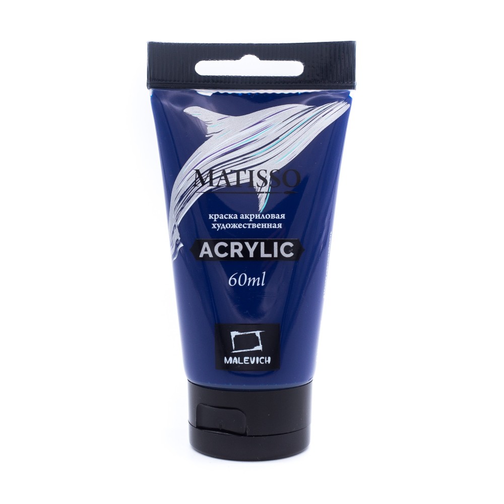 Краска акриловая худож. Малевичъ Matisso голубая ФЦ 60мл