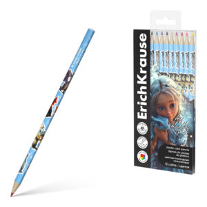 Карандаши цветные Erich Krause Magic Pet 12цв.