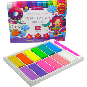 Пластилин Globus Для девочек 12цв. 240г мягкий