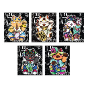 Тетрадь 48 л. клетка Эксмо Котик удачи