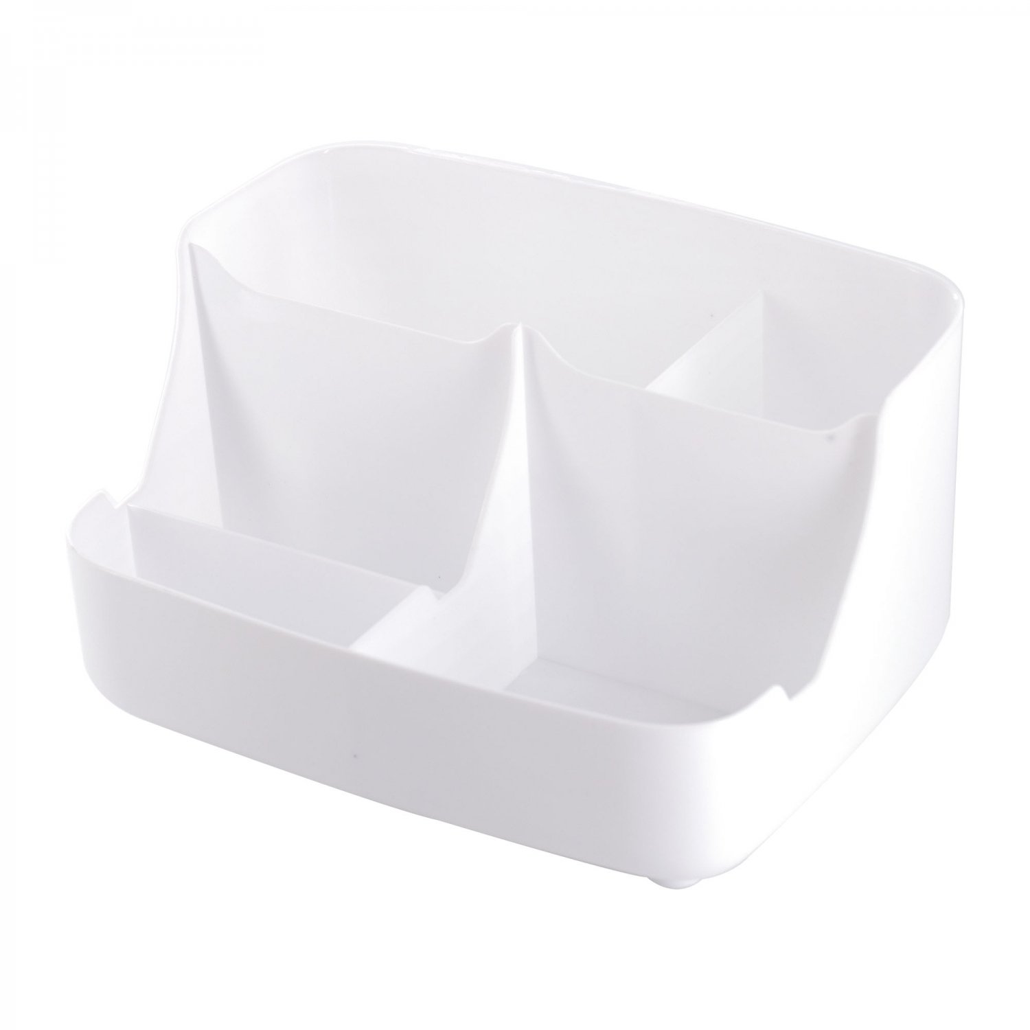 Подставка настольная Alingar 5 отделения пластиковая белая