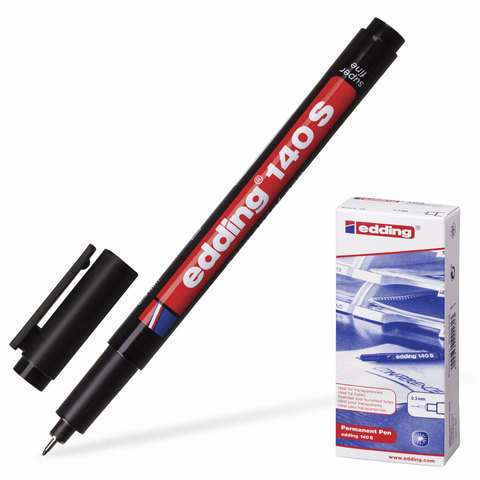 Маркер EDDING 140S черный 0,3мм