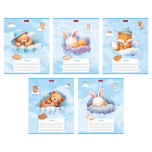 Тетрадь 12 л.клетка крупная Hatber Спят усталые игрушки