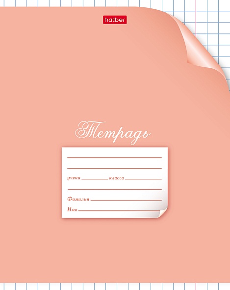 Тетрадь 12 л.клетка крупная Хатбер С уголком