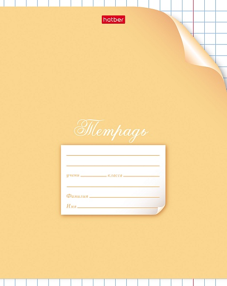 Тетрадь 12 л.клетка крупная Хатбер С уголком