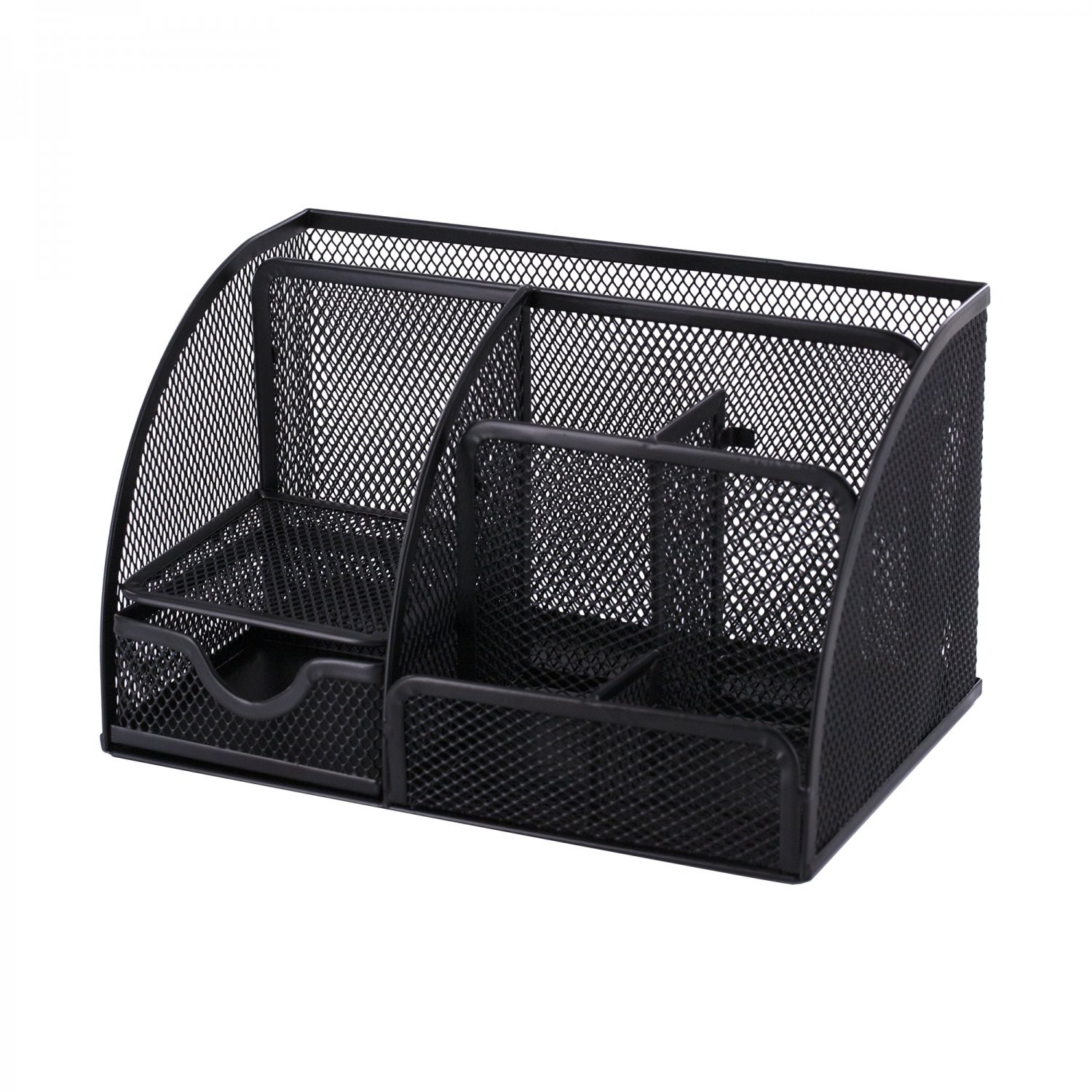 Подставка настольная Alingar 7 отделений металлическая черная