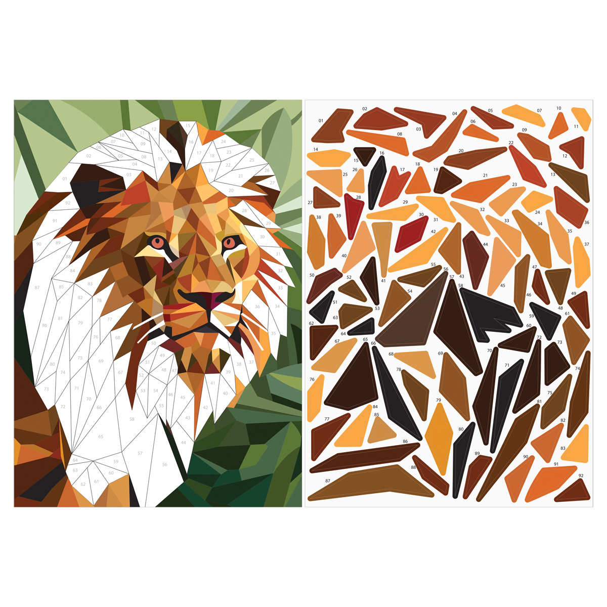 Аппликация наклейками ТРИ СОВЫ Джунгли, А4, 2 основы