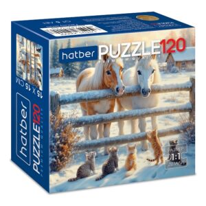 ПАЗЛЫ 120 эл. Premium Снежное утро 150х150мм