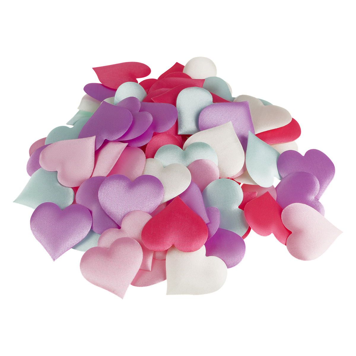 Наполнитель для подарков MESHU Bright hearts, 3см 100шт. ассорти