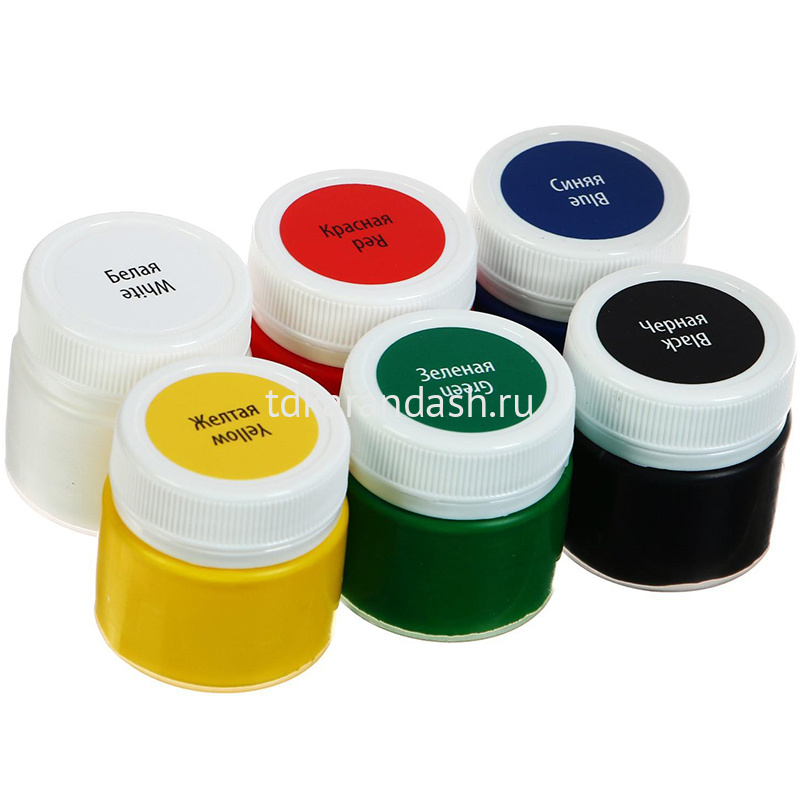 Краски акриловые  6цв.15мл Невская палитра Я- художник!, глянцевая