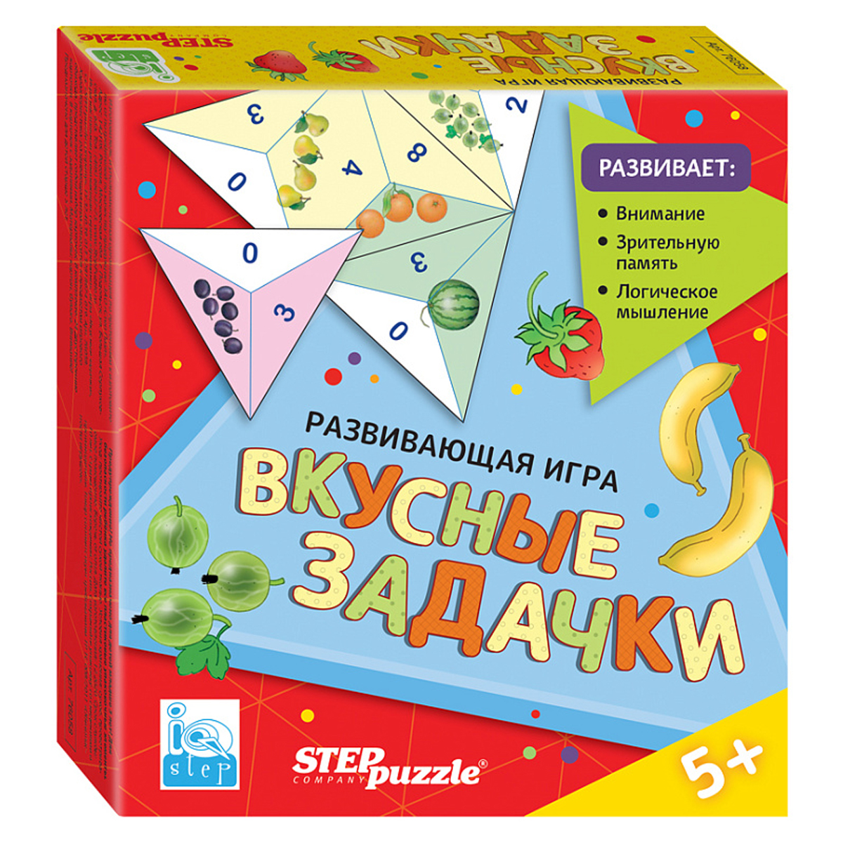 Игра настольная Step Pazzle Вкусные задачки Тримино