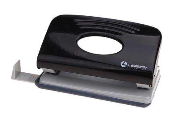 Дырокол LAMARK 10л. металлический черный