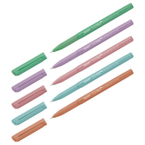 Ручка шариковая Luxor Liquiwrite синяя, 0,7мм, корпус ассорти