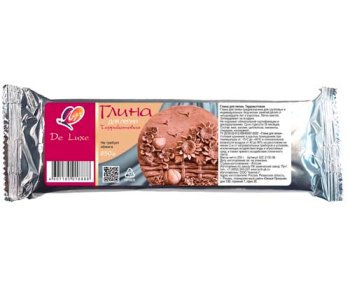 Глина для лепки Луч De Luxe 250г терракотовая