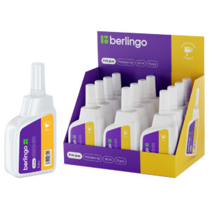 Клей ПВА 80мл Berlingo, экстрасильный