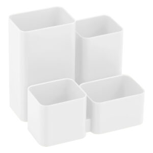 Подставка настольная СТАММ Юниор пластиковая, белая