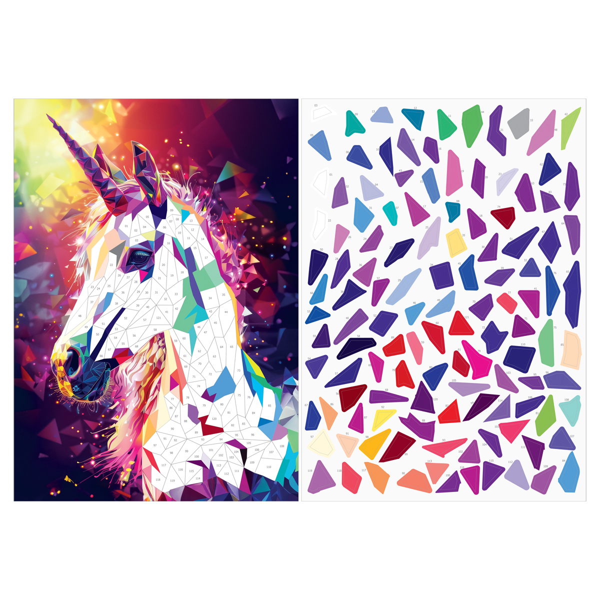 Аппликация наклейками ТРИ СОВЫ Волшебный мир, А4, 2 основы