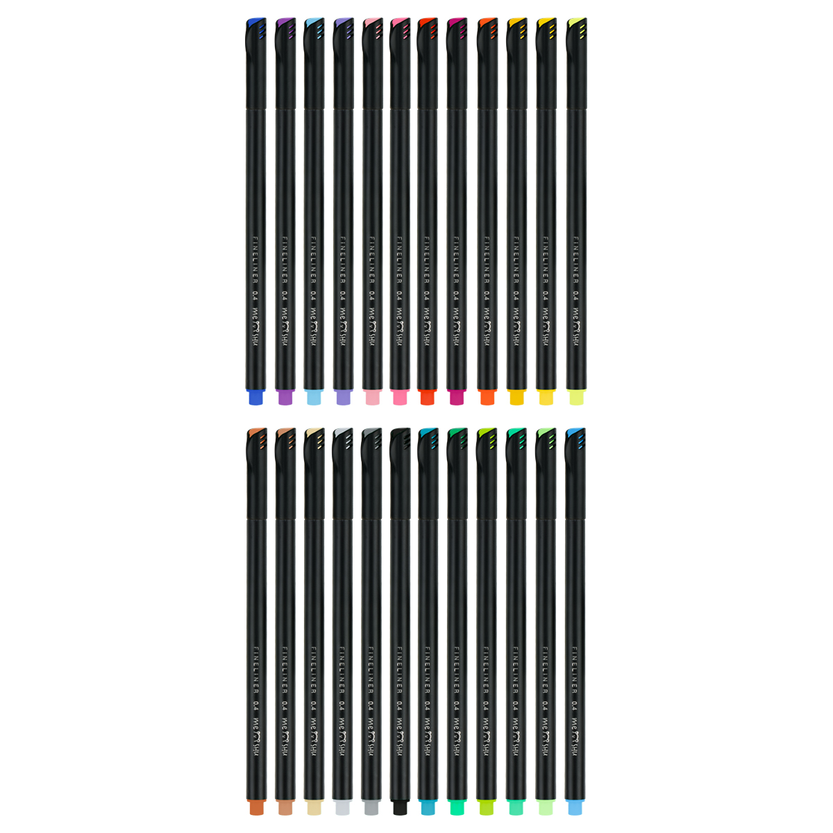 Набор ручек капиллярных 24цв. MESHU