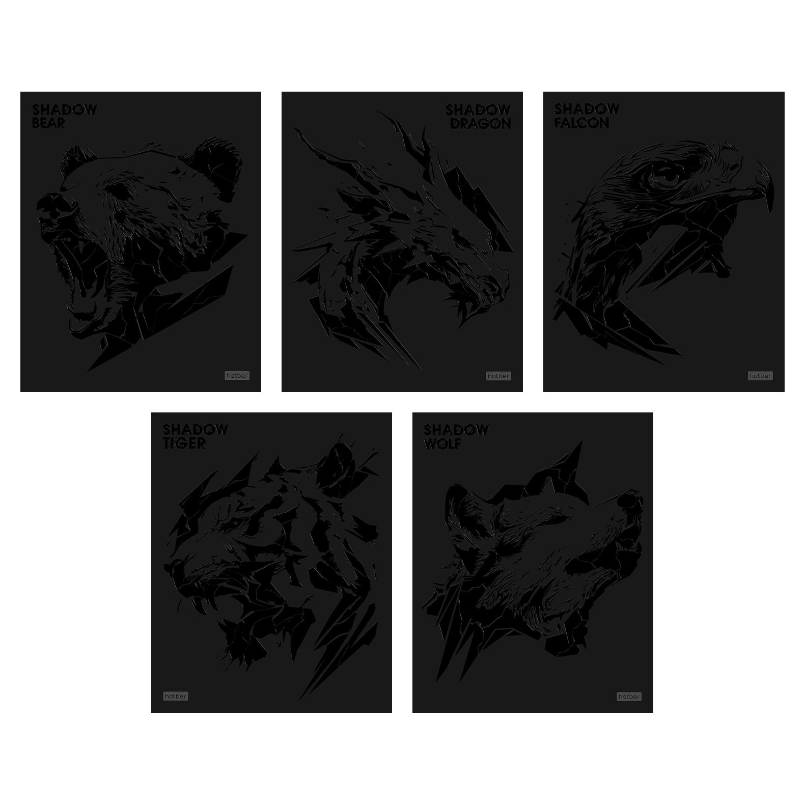 Тетрадь 48 л. клетка Hatber Shadow